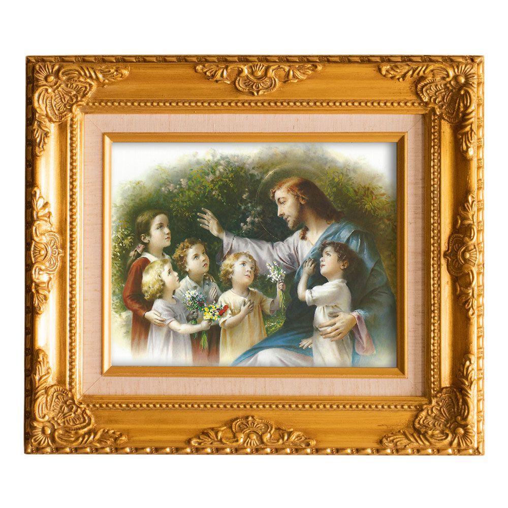 Jesus With Children Frame