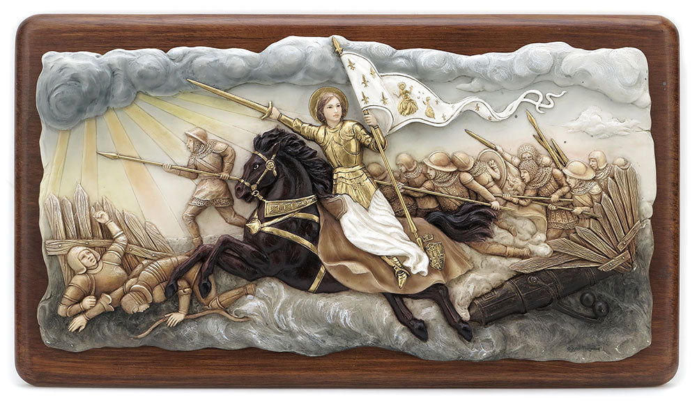 18"x10" St. Joan of Arc Wall Plaque