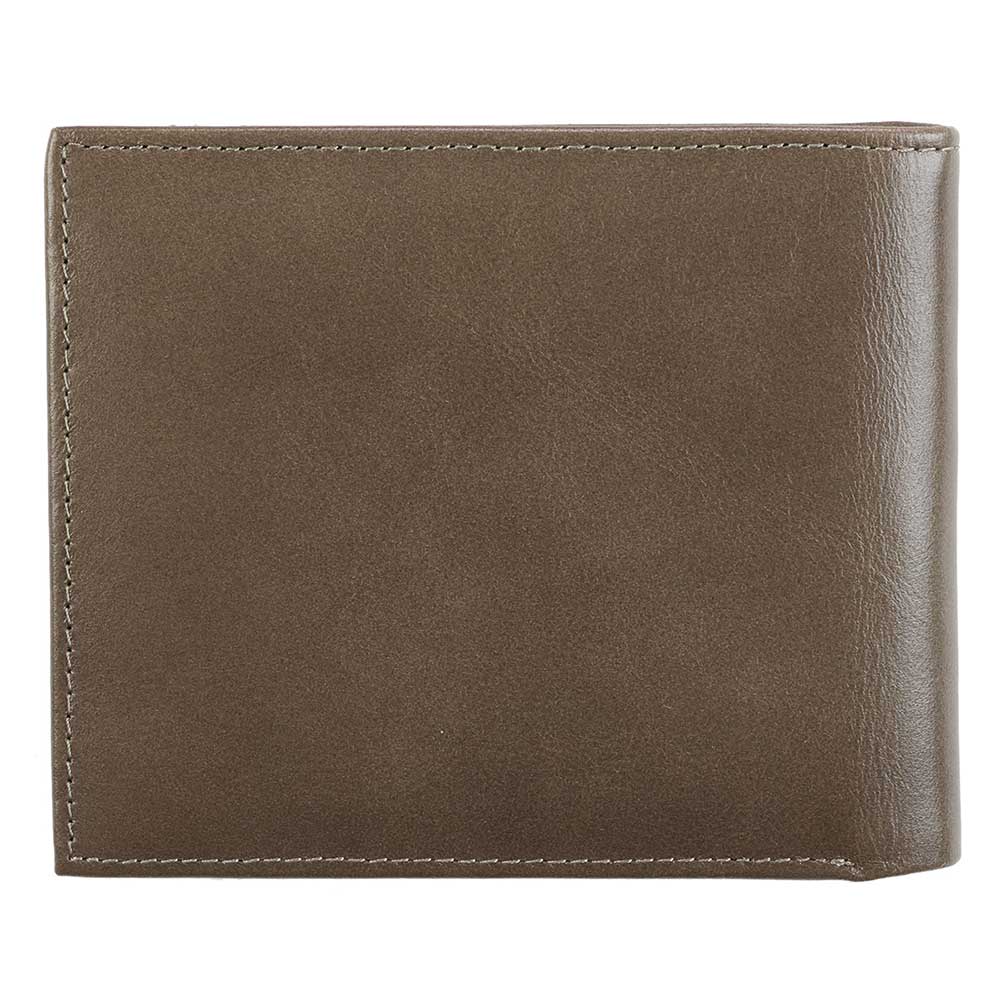 John 3:16 Cross Taupe Full Grain Leather Wallet