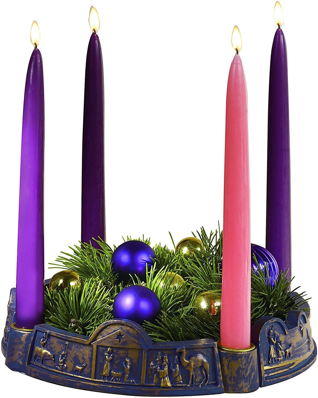 Journey to Bethlehem Advent Wreath Candleholder