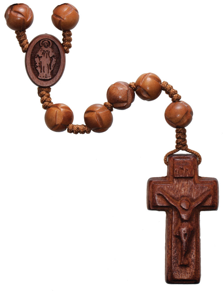 10mm Jujube Wood 5 Decade Rosary