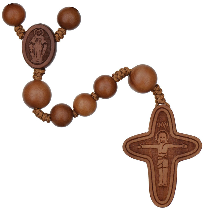 10/12mm Jujube Wood 5 Decade Rosary