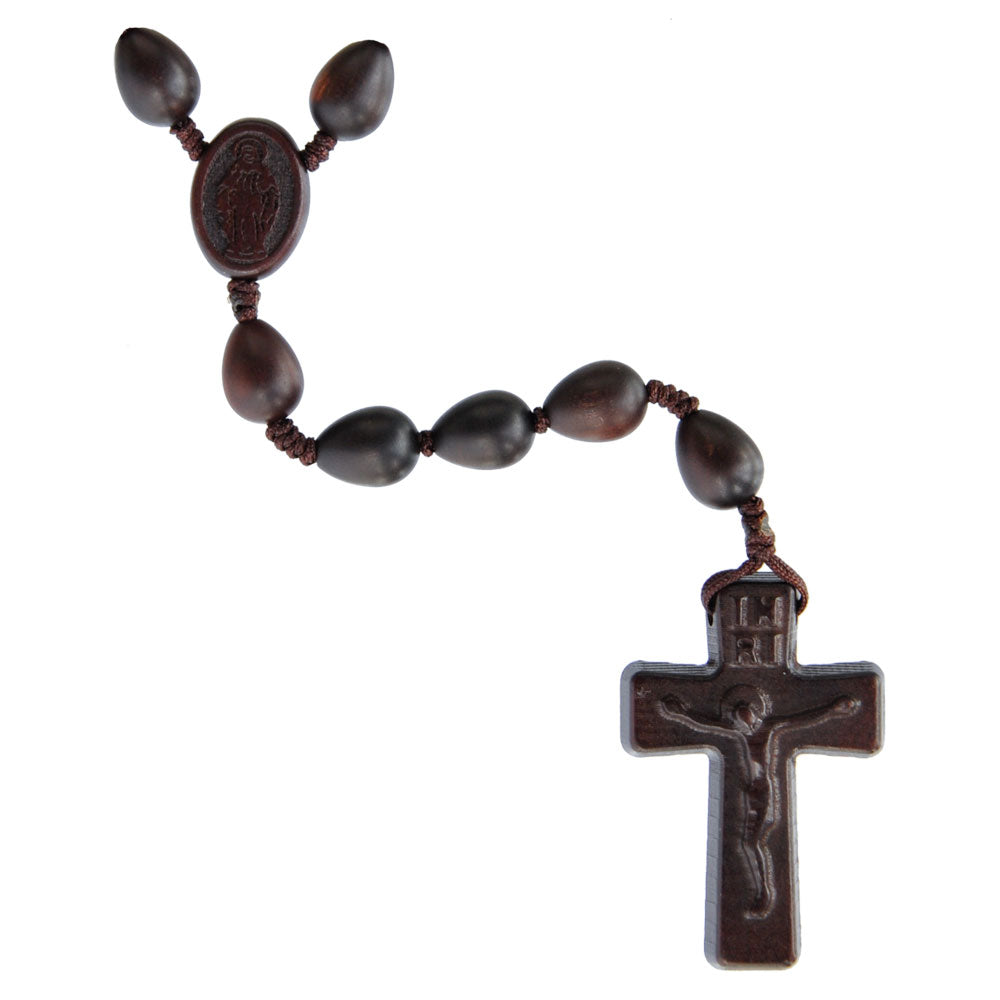 12mm Jujube Wood Teardrop Rosary