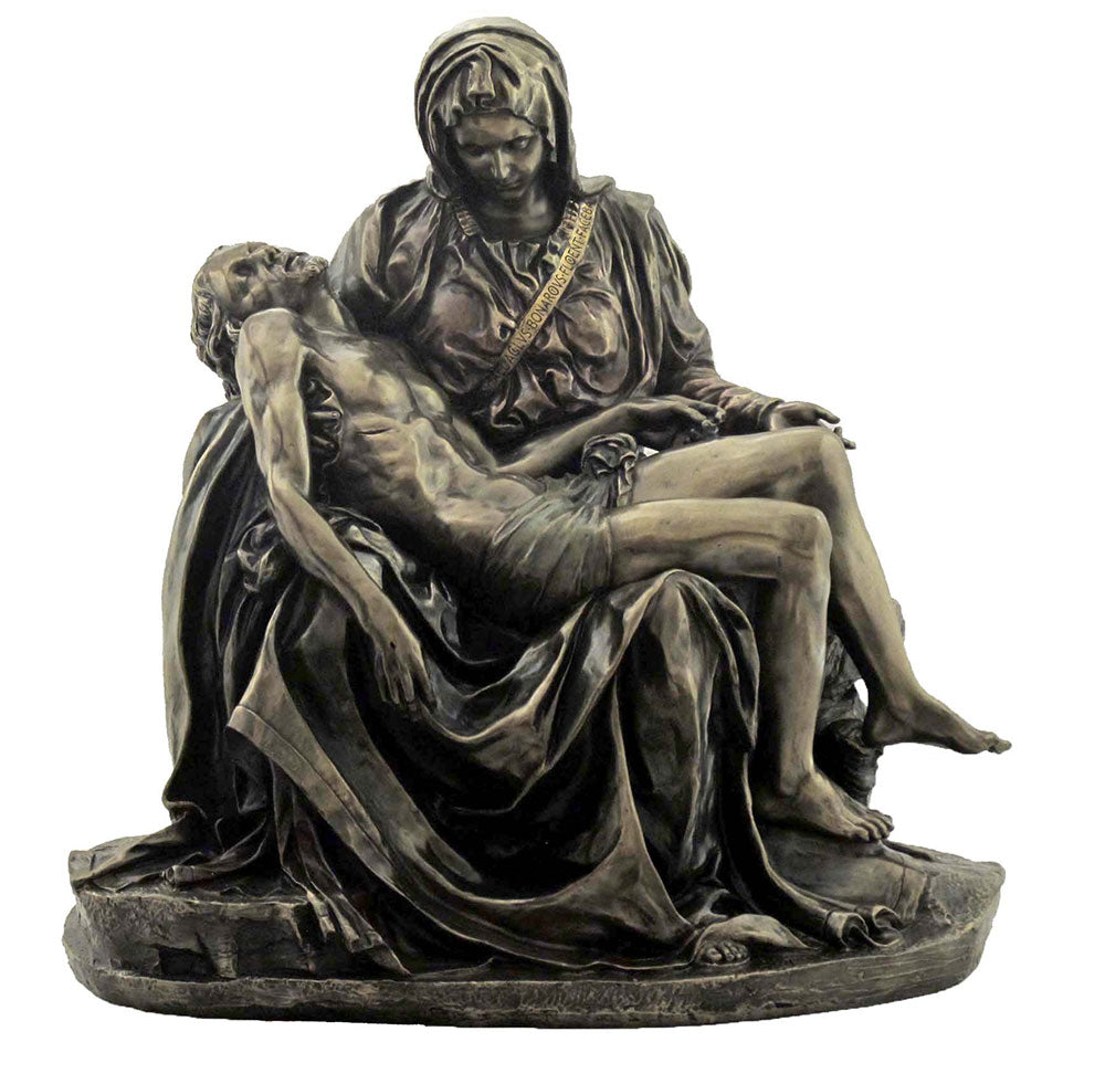 17.25" Pieta - Bronze Style Statue