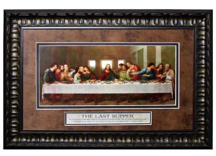 Last Supper Framed Art