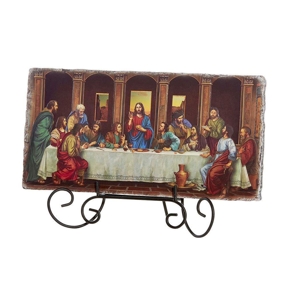 7" Last Supper Tile Plaque
