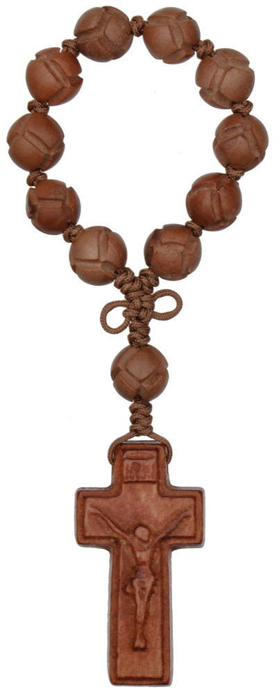 Light Jujube Wood Single Decade Rosary