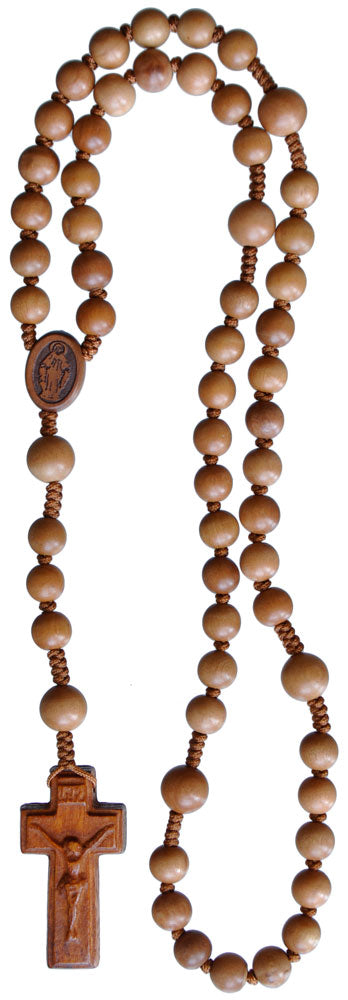 Light Jujube 5 Decade Wood Rosary