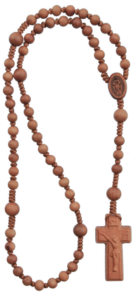 Light Jujube Wood Rosary