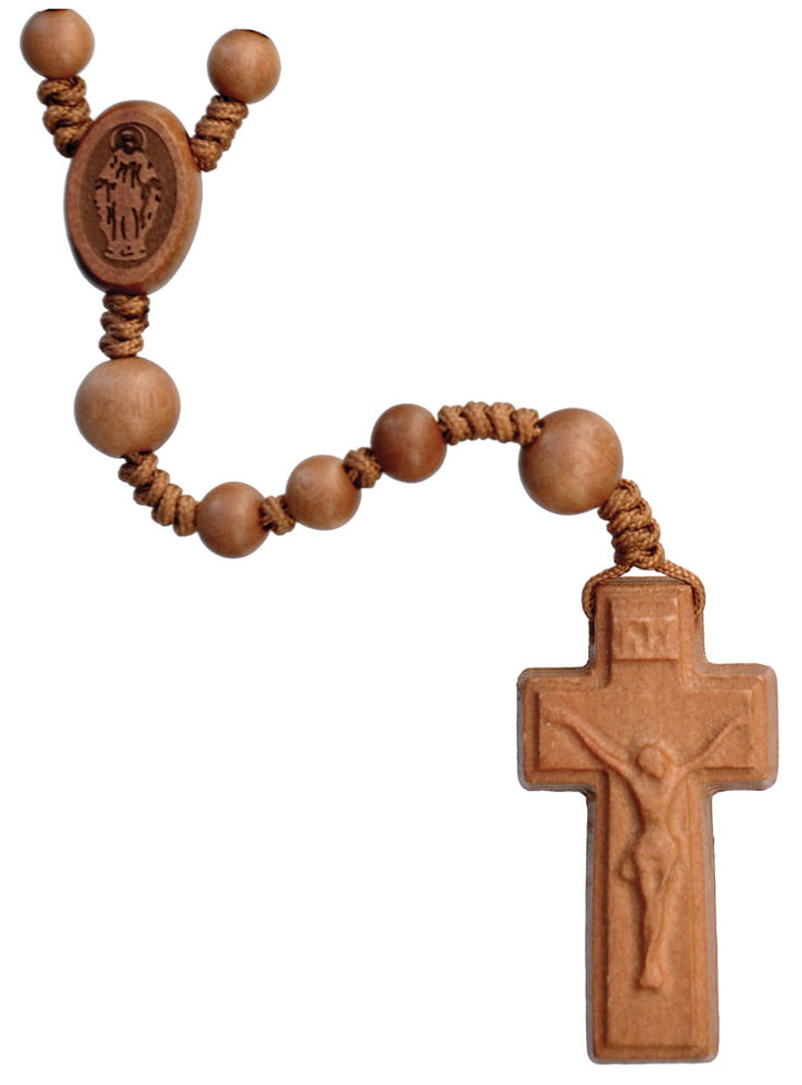 Light Jujube Wood Rosary