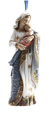 5.25" Madonna and Child Ornament