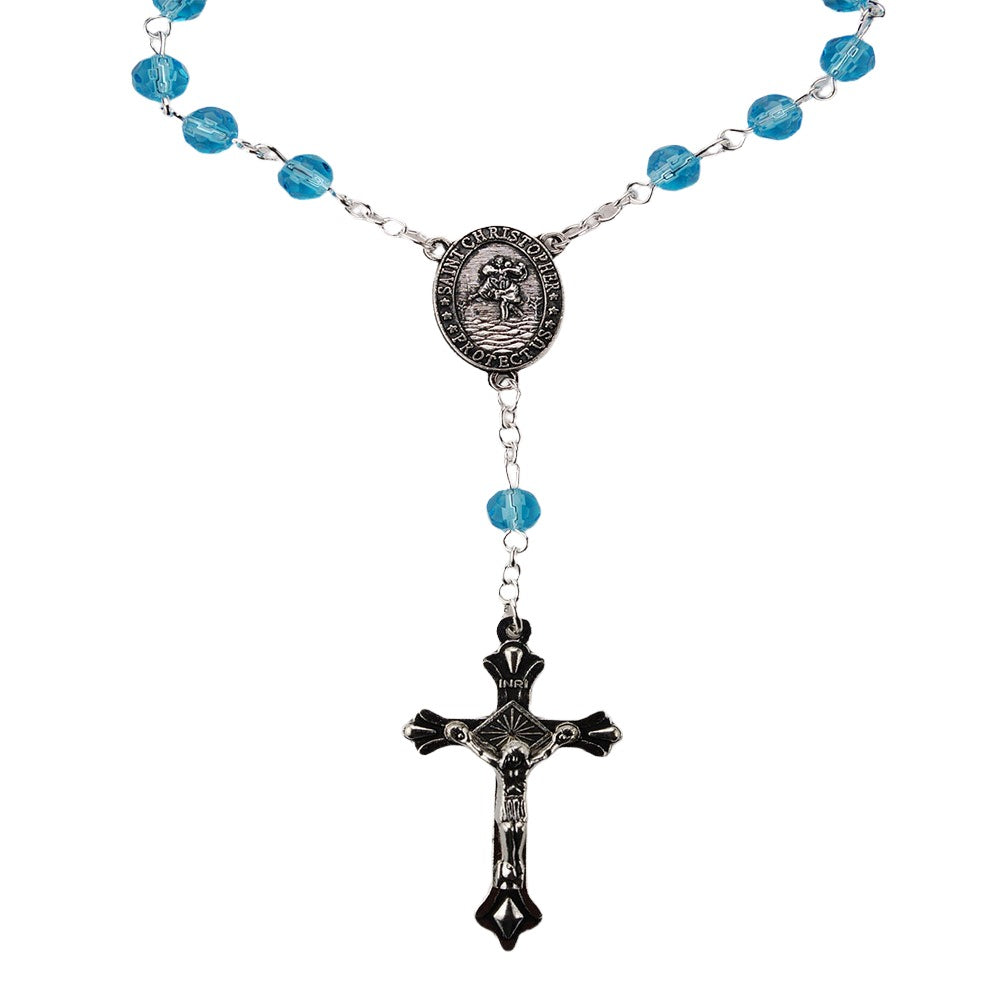 March - Aqua Auto Rosary