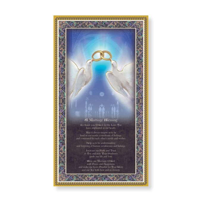 5" x 9" Marriage Blessing Plaque