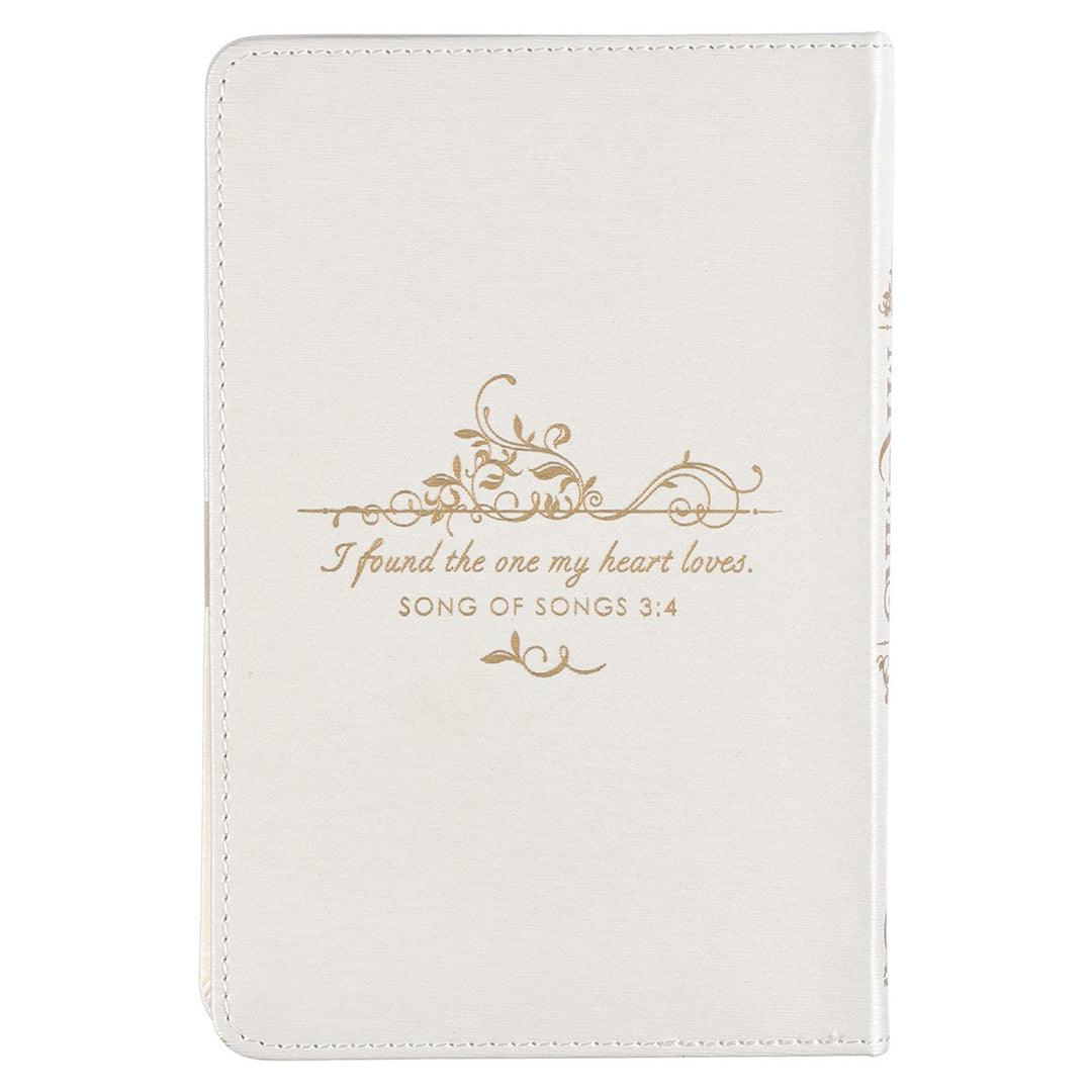 Mr. & Mrs. 366 Devotions for Couples White Faux Leather Devotional