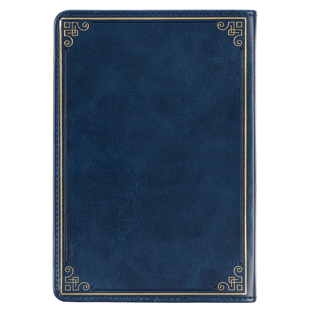 One Minute with God for Students Blue Faux Leather Devotional