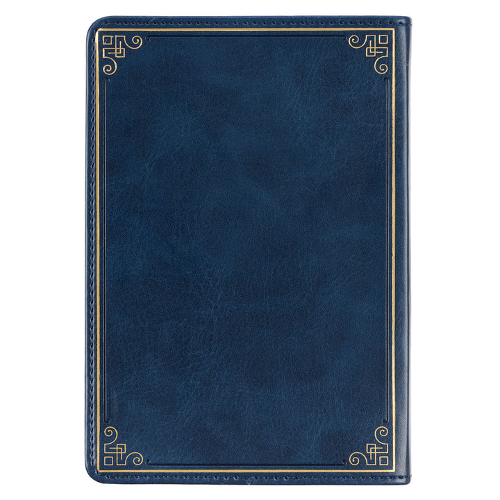 One Minute with God for Students Blue Faux Leather Devotional
