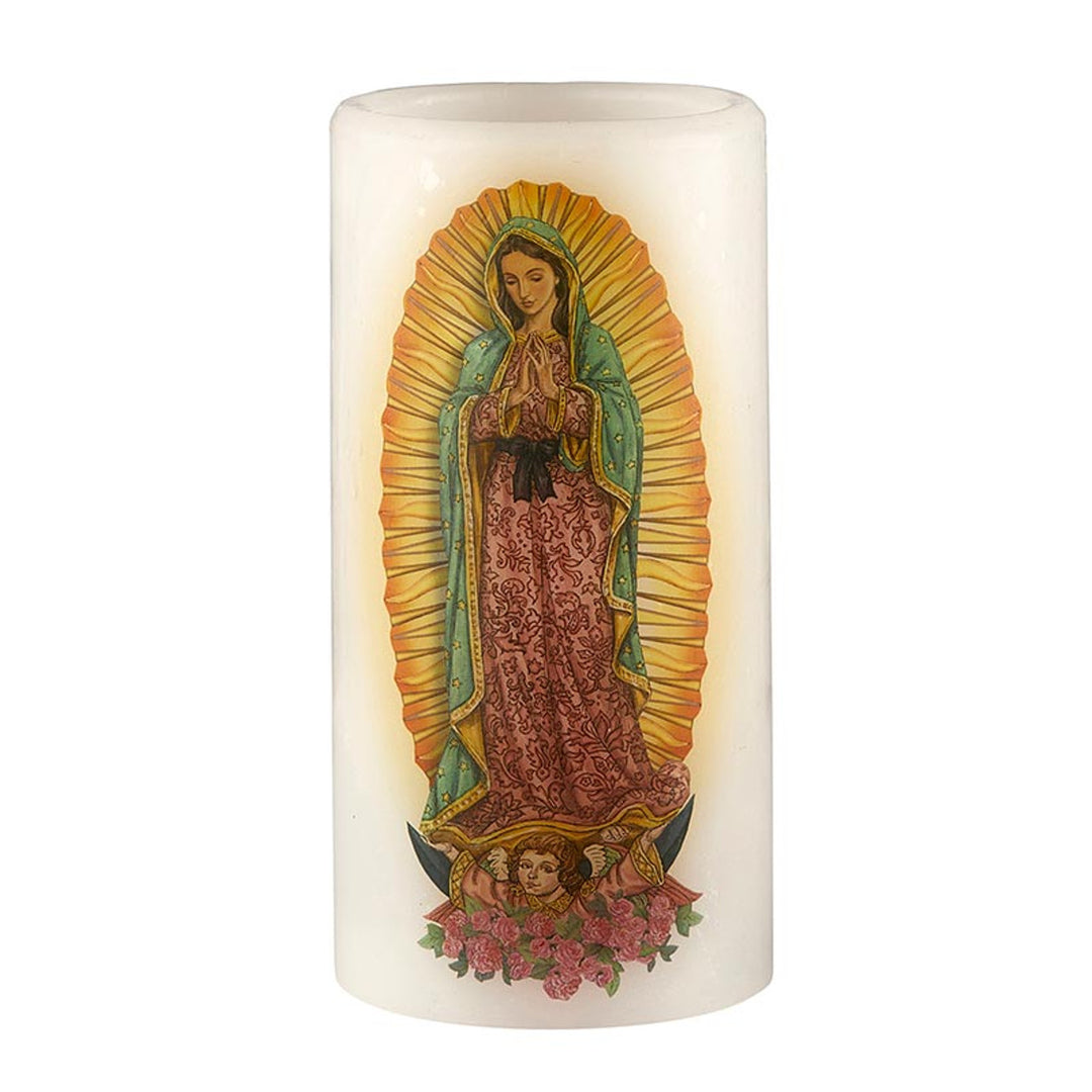 Our Lady of Guadalupe LED Candle