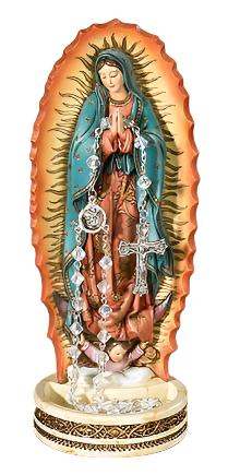 8" Our Lady of Guadalupe Rosary Holder