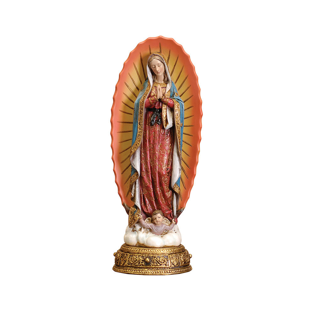 11.75" Our Lady of Guadalupe Statue