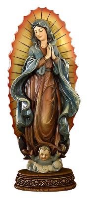 6" Our Lady of Guadalupe Statue