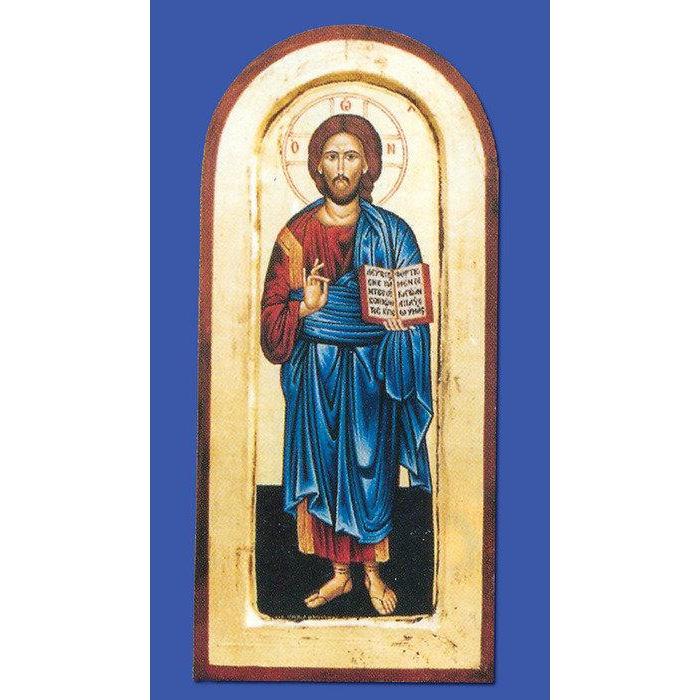 Hand-Painted Jesus the Teacher Gold Leaf Icon