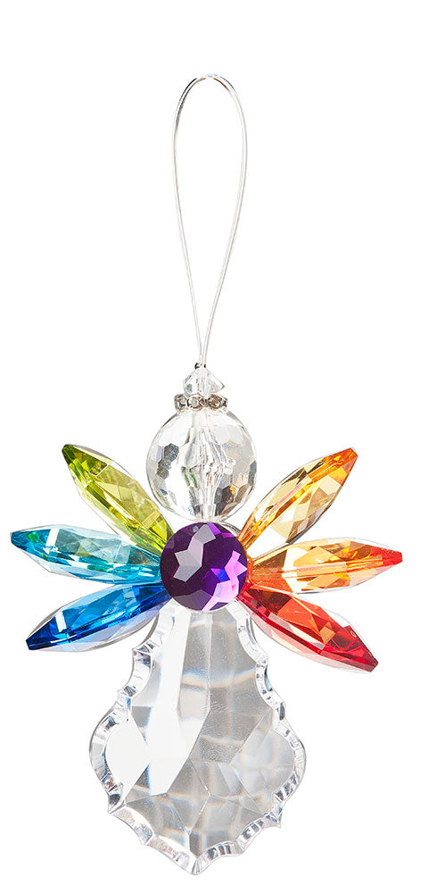 Rainbow Angel Ornament