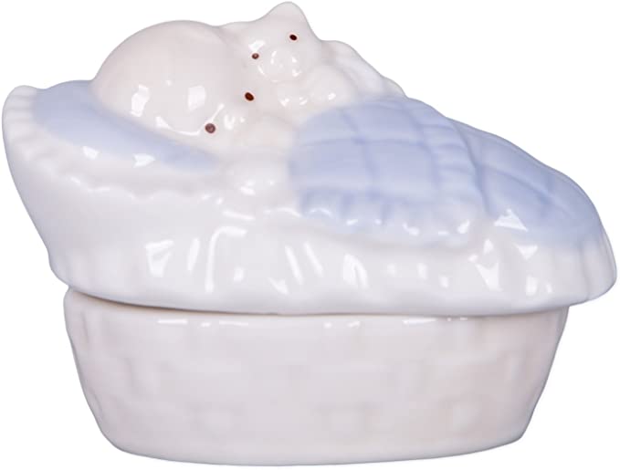 Rosary Porcelain Keepsake Box for Baby Boy