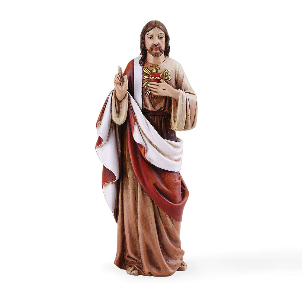 4" Sacred Heart of Jesus Statue