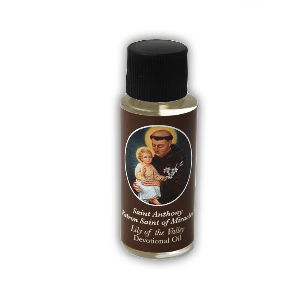 1/2 Oz Saint Anthony Devotional Oil - Frankincense Scent