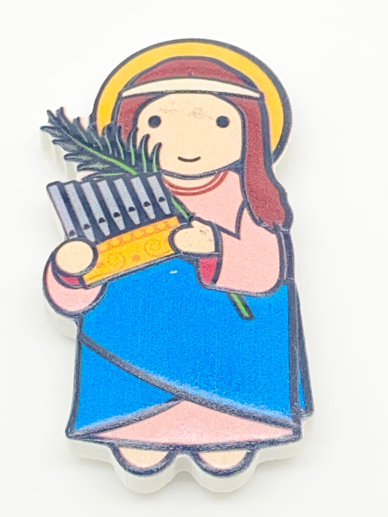 Saint Cecilia Resin Magnet