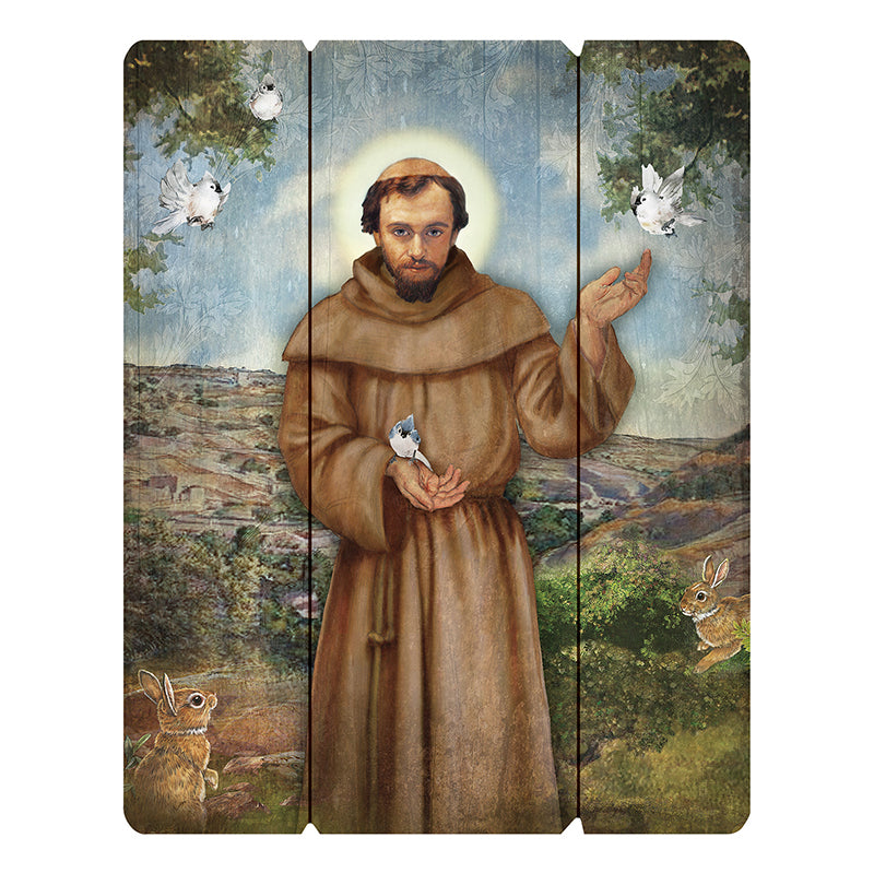 Saint Francis Plaque