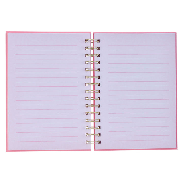 She is Brave Pink Wirebound Journal