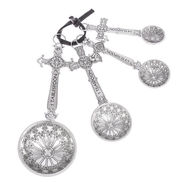 Spoon Tea Cross Silver Cross Measuring Spoons – The Cathedral Gift Shop