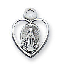 Small Miraculous Heart Medal