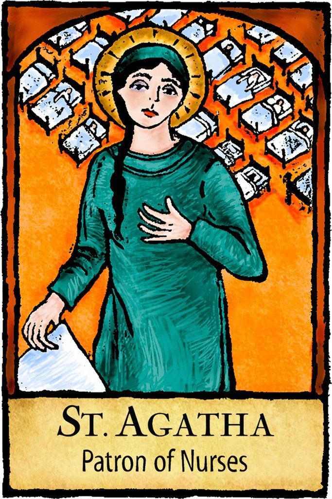 St Agatha Magnet