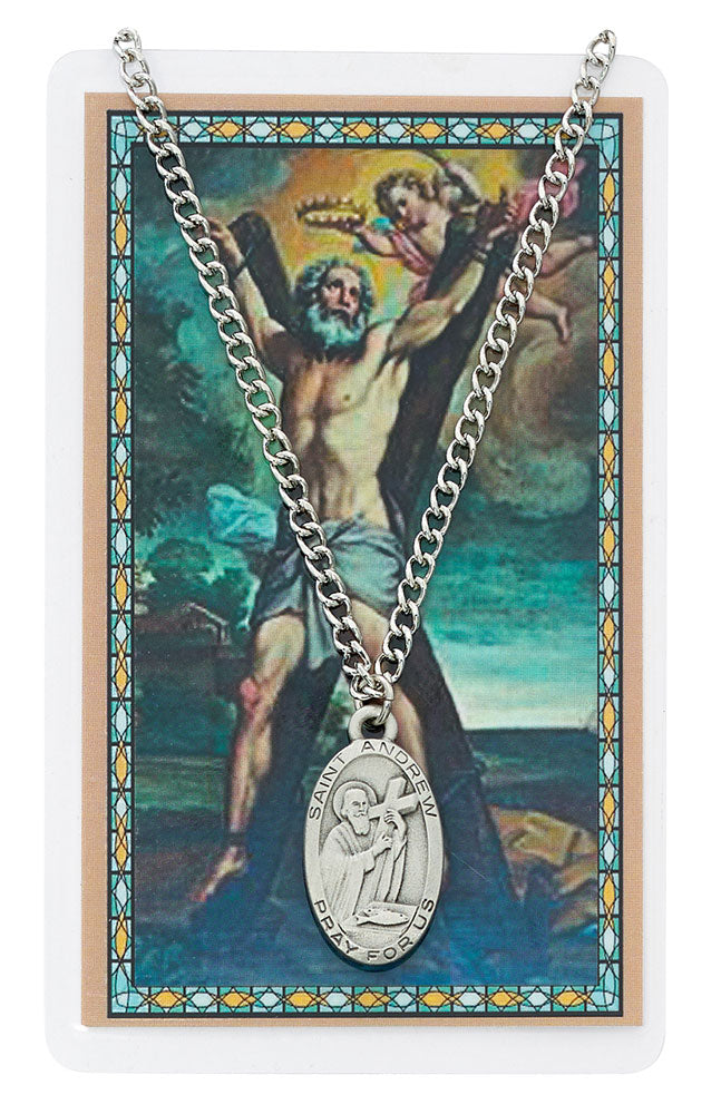 St. Andrew Medal and Prayer Card