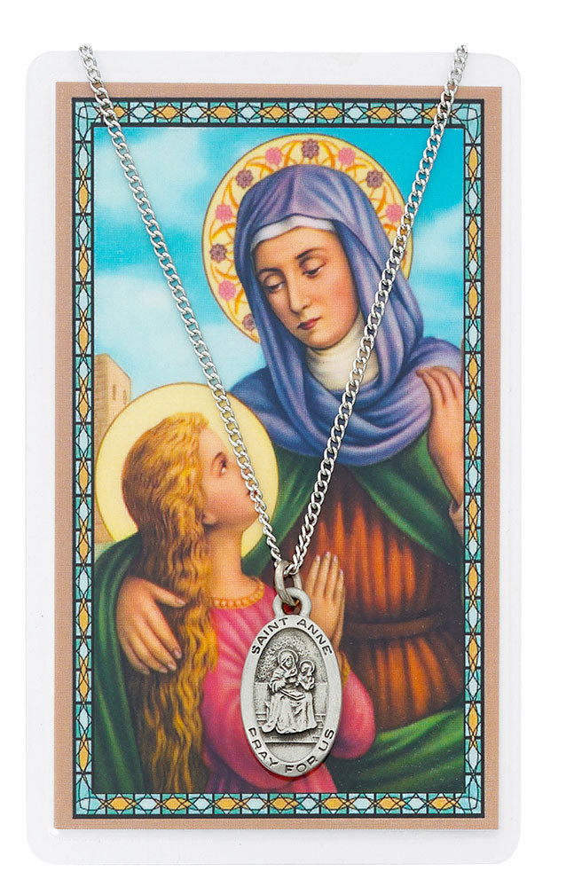 St. Anne Medal and Prayer Card