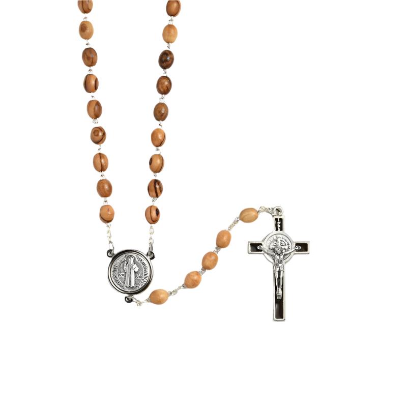 St. Benedict Olive Wood Rosary