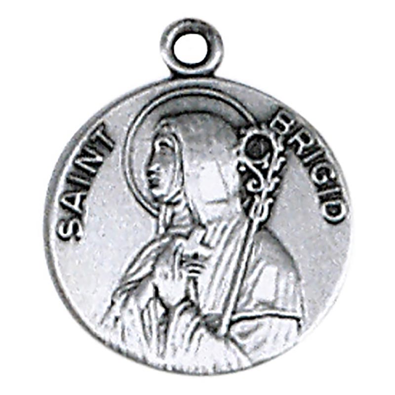 St. Brigid Medal on Chain