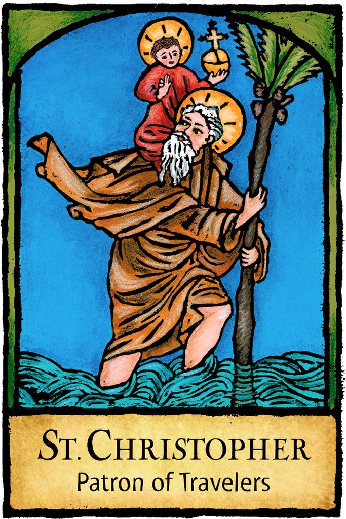 St Christopher Magnet