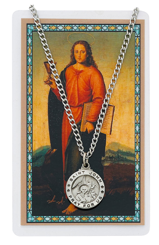 St. John Medal and Prayer Card