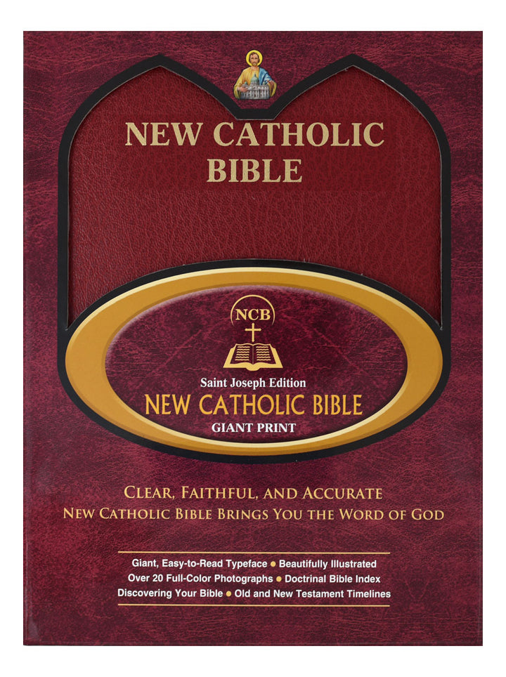 St. Joseph New Catholic Bible - Red Giant Type