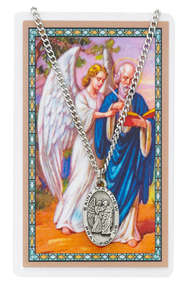 St. Matthew Medal and Prayer Card