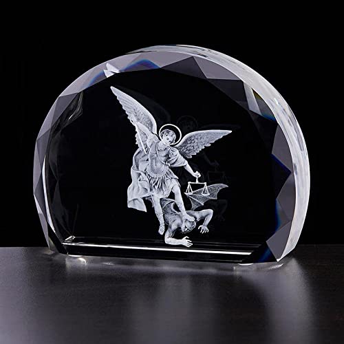 St. Michael Etched Glass