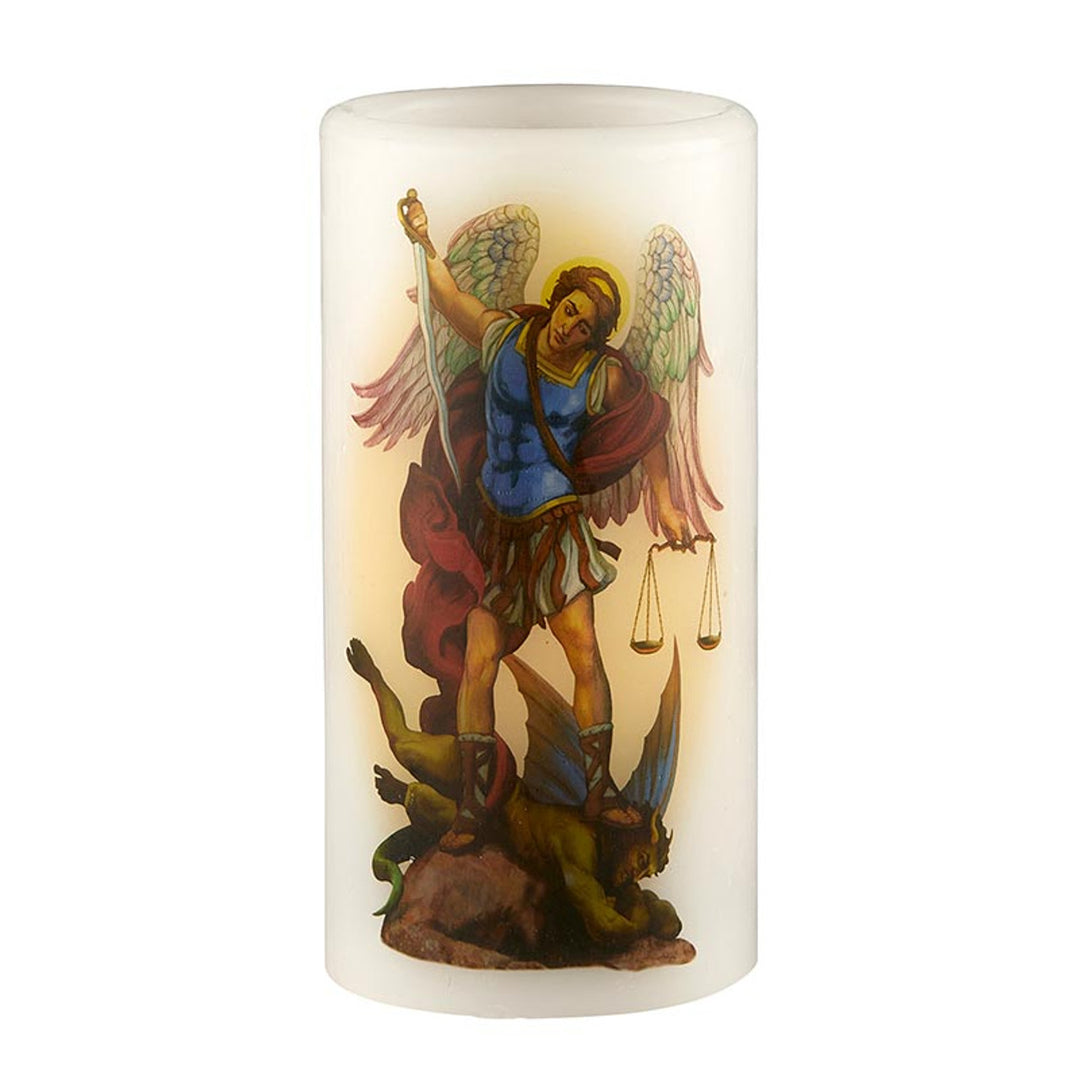 St. Michael LED Candle