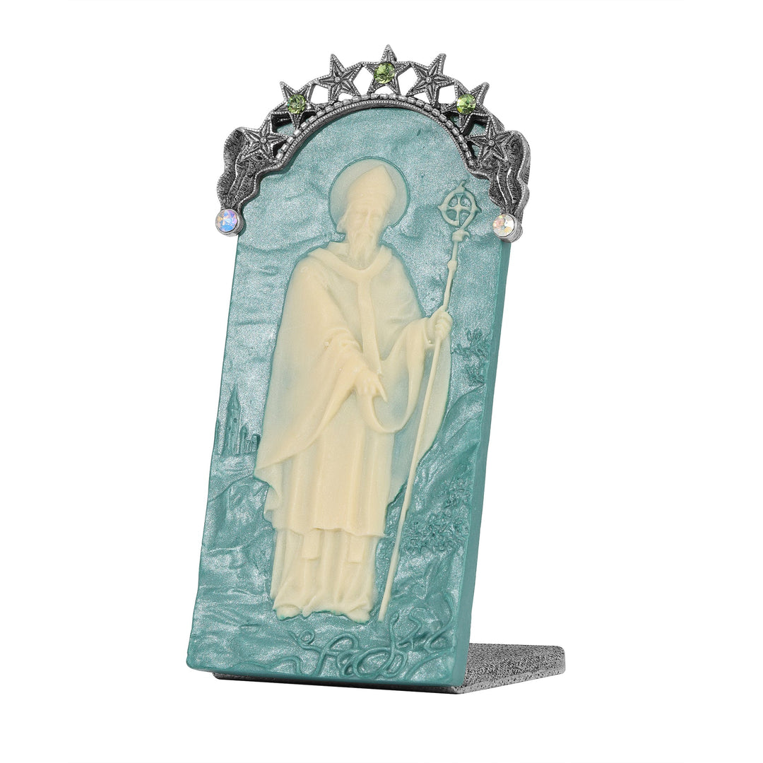 St. Patrick Cameo Tabletop Decor Plaque