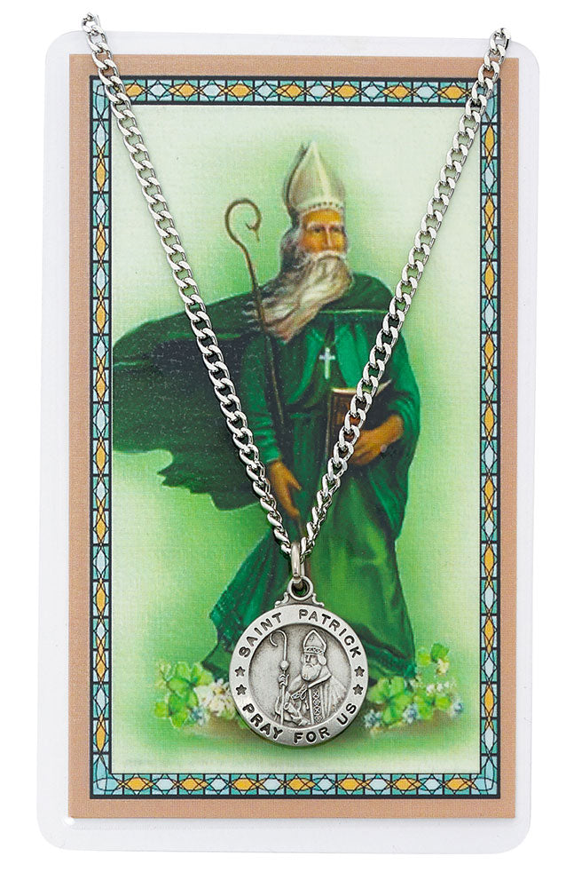 St. Patrick Medal and Prayer Card