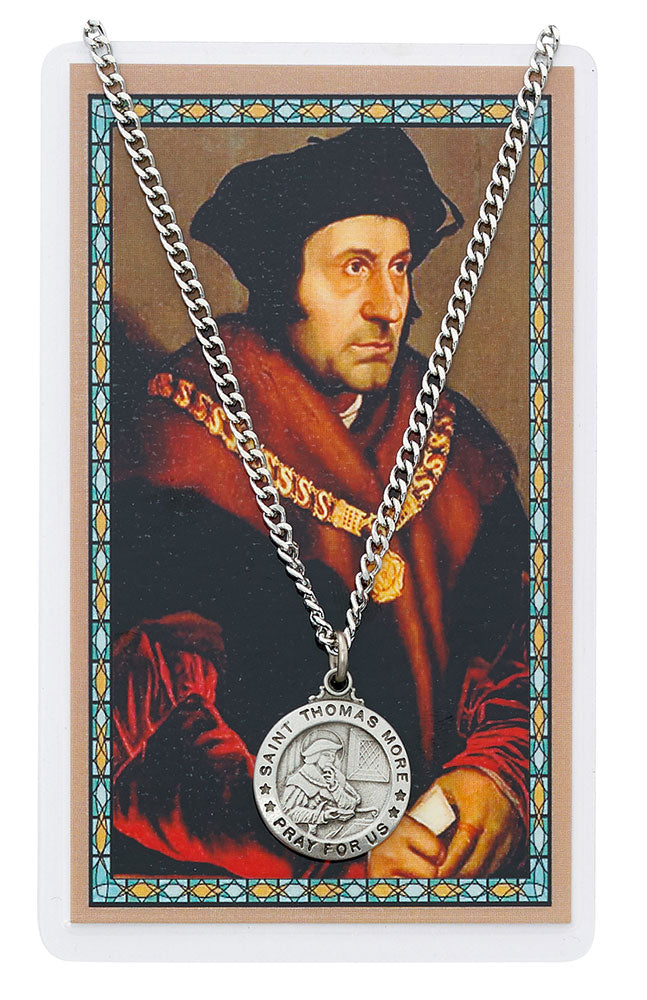 St. Thomas More Medal and Prayer Card