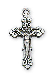 Sterling Silver Crucifix with 16" Chain