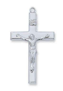 Sterling Silver Crucifix with 24" Chain